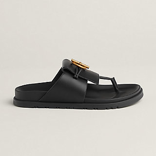 【HERMES】ゴールドグレナンバックルが印象的☆サンダル Joyce HERMES】ゴールドグレナンバックル印象的☆上品 Joyceサンダル